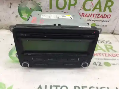 Second-hand car spare part audio system / radio cd for volkswagen passat b7 variant (365) 2.0 tdi oem iam references 647201360  