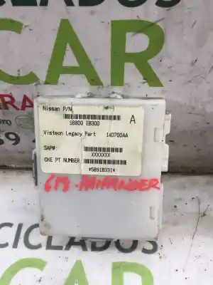 Peça sobressalente para automóvel em segunda mão módulo eletrônico por nissan pathfinder (r51) 2.5 dci xe referências oem iam 98800eb300