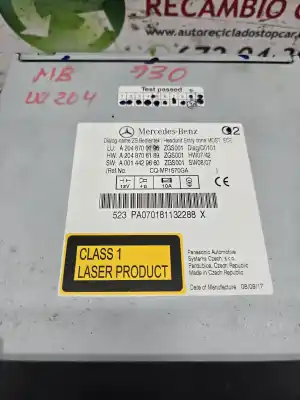 Pièce détachée automobile d'occasion SYSTÈME AUDIO / RADIOCD pour MERCEDES CLASE C (W204) FAMILIAR  Références OEM IAM A2048700196  