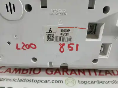 Автозапчасти б/у приборная доска за mitsubishi l 200 top doppelkabine 4wd 181 cv / 133 kw ссылки oem iam 8100c563  