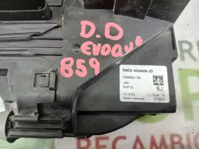 Автозапчастина б/у замок передній праві двері для land rover range rover evoque 2.0 d 165 auto r-dynamic s посилання на oem iam k8d2 203a28-jd  