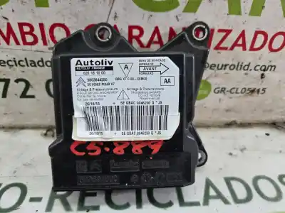 Peça sobressalente para automóvel em segunda mão centralina de airbag por citroen c5 berlina feel edition referências oem iam 9803844280