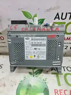 Peça sobressalente para automóvel em segunda mão sistema de áudio / rádio cd por citroen c5 berlina feel edition referências oem iam 9815355380
