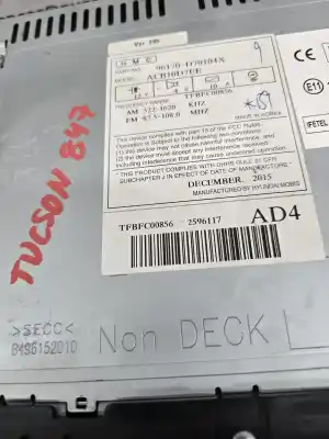 Автозапчастина б/у аудіо система / радіо cd для hyundai tucson (tl, tle) 1.6 gdi посилання на oem iam 96170-d70104x