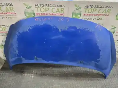 Peça sobressalente para automóvel em segunda mão capot por peugeot 207 urban referências oem iam   