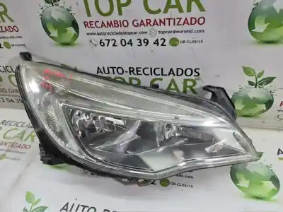 Second-hand car spare part right headlight for opel astra j (p10) 1.7 cdti (68) oem iam references 1eg01001102  
