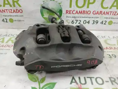 Автозапчастина б/у задній правий гальмівний супорт для porsche cayenne (typ 92aa) diesel platinum edition посилання на oem iam 20a52206  