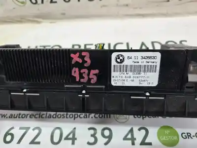 Peça sobressalente para automóvel em segunda mão comando de sofagem (chauffage / ar condicionado)  por bmw serie x3 (e83) 2.0d referências oem iam 113426630