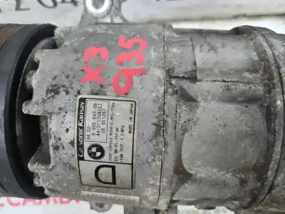 Second-hand car spare part air conditioning compressor for bmw serie x3 (e83) 2.0d oem iam references 690564308  