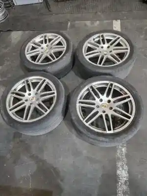 Автозапчастина б/у комплект коліс для porsche cayenne (9pa) s 4.5 посилання на oem iam 275/40r20  