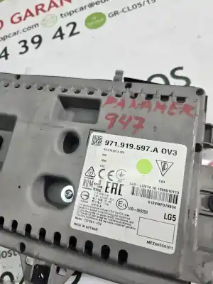 Peça sobressalente para automóvel em segunda mão display gps / multimídia por porsche panamera (971) 4.0 s 4 diesel (97add1) referências oem iam 971919597
