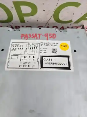 Tweedehands auto-onderdeel audiosysteem / radio-cd voor volkswagen passat berlina (3c2) edition plus oem iam-referenties 1k0035186aa