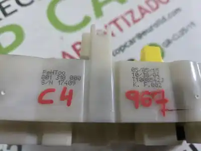 Peça sobressalente para automóvel em segunda mão comando de sofagem (chauffage / ar condicionado)  por citroen c4 lim. live edition referências oem iam 801310000  