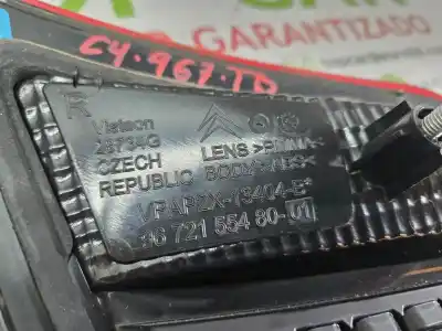Peça sobressalente para automóvel em segunda mão farolim interior traseiro direito por citroen c4 lim. live edition referências oem iam 9672155480