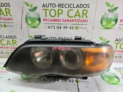 Second-hand car spare part left headlight for bmw x5 (e53) 3.0d oem iam references   
