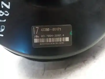 Second-hand car spare part brake servo for toyota yaris (ksp9/scp9/nlp9) 1krfe oem iam references 472000d171  