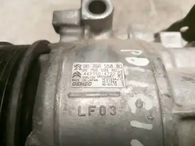 Pezzo di ricambio per auto di seconda mano compressore aria condizionata per citroen c4 picasso/spacetourer bh01 riferimenti oem iam 9675655880  