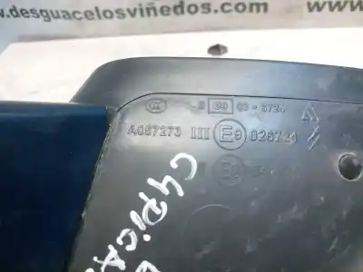 Peça sobressalente para automóvel em segunda mão espelho retrovisor direito por citroen c4 picasso bh01 referências oem iam a057273  