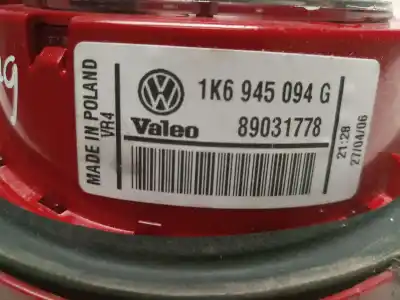 Автозапчасти б/у внутренний правый задний фонарь за volkswagen golf v (1k1) (10.2003) bkd ссылки oem iam 1k6945094g  