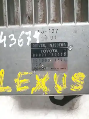 Автозапчасти б/у электронный модуль за lexus is (ds2/is2) dzadfhv ссылки oem iam 8987120070  