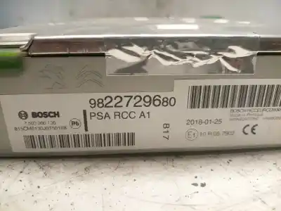 Pezzo di ricambio per auto di seconda mano impianto audio / radio cd per citroen c4 picasso/spacetourer bh01 riferimenti oem iam 9822729680  