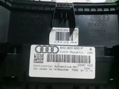 Автозапчасти б/у приборная доска за audi a1 (8xk) cay ссылки oem iam 8x0920930p   Автозапчасти б/у приборная доска за audi a1 (8xk) cay ссылки oem iam 8x0920930p