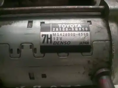 Second-hand car spare part starter motor for toyota yaris (ksp9/scp9/nlp9) 1krfe oem iam references 281000q050  