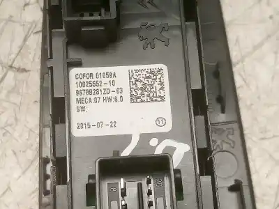 Pezzo di ricambio per auto di seconda mano interruttore alzacristalli anteriore sinistro per citroen c4 picasso/spacetourer bh01 riferimenti oem iam 96788281zd  