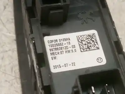 Peça sobressalente para automóvel em segunda mão botão / interruptor elevador vidro dianteiro esquerdo por citroen c4 picasso/spacetourer bh01 referências oem iam 96788281zd  