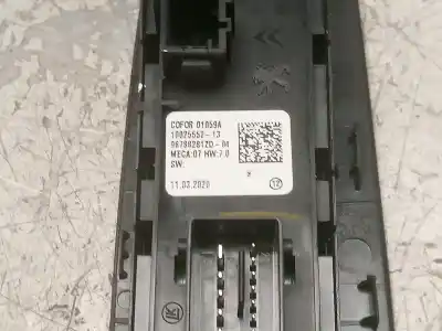 Peça sobressalente para automóvel em segunda mão botão / interruptor elevador vidro dianteiro esquerdo por citroen c4 picasso/spacetourer bh01 referências oem iam 96788281zd  