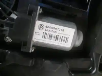 Second-hand car spare part driver left window regulator for volkswagen golf vi (5k1) cayc oem iam references 5k1837729t  