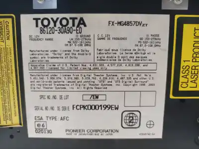 Pezzo di ricambio per auto di seconda mano impianto audio / radio cd per lexus gs (gs/us/ws19) 2grfse riferimenti oem iam 8611130550  