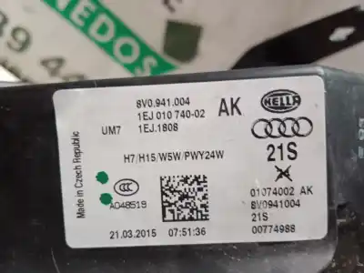 Автозапчастина б/у права фа для audi a3 (8v1) crk посилання на oem iam 8v0941004  