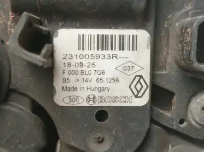 Автозапчастина б/у генератор для dacia dokker k9k c6 посилання на oem iam f000bl07g6  
