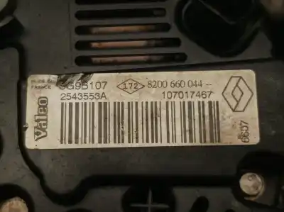 Автозапчастина б/у генератор для renault clio ii fase ii (b/cb0) g-d4f712 посилання на oem iam 8200660044  