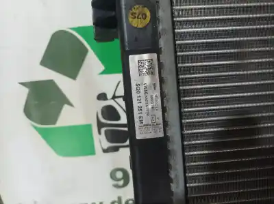 Автозапчастина б/у водяний радіатор для audi a3 (8v1) crk посилання на oem iam 5q0121251em  