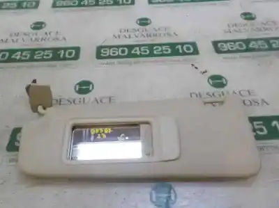 Peça sobressalente para automóvel em segunda mão pára-sol esquerdo por bmw serie 5 lim. (f10) 530d xdrive referências oem iam 