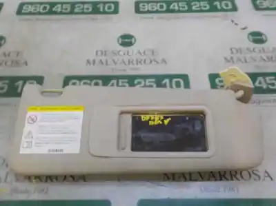 Peça sobressalente para automóvel em segunda mão para-sol direito por bmw serie 5 lim. (f10) 530d xdrive referências oem iam 