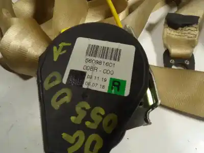 Автозапчастина б/у передній правий ремін безпеки для volkswagen touareg (7la, 7l6, 7l7) 3.0 v6 tdi посилання на oem iam 7l0857706hnwu  560981601