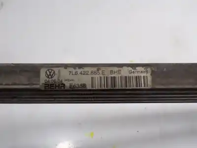 Автозапчастина б/у масляний радіатор для volkswagen touareg (7la, 7l6, 7l7) 2.5 r5 tdi посилання на oem iam 7l8422885a  7l6422885e