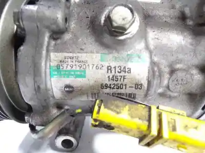 Pezzo di ricambio per auto di seconda mano compressore aria condizionata per bmw mini (r56) 1.6 16v cat riferimenti oem iam 64529223392  6942501
