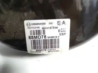 Peça sobressalente para automóvel em segunda mão servo freio por citroen c4 lim. 1.2 12v e-thp referências oem iam 4535er  