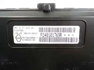 Peça sobressalente para automóvel em segunda mão quadrante por renault kangoo 1.5 dci diesel fap referências oem iam   