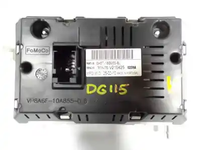 Second-hand car spare part multifunction display for ford fiesta vi (cb1, ccn) 1.4 tdci oem iam references   
