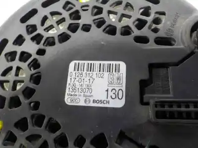Автозапчастина б/у генератор для opel astra k (b16) 1.4 turbo (68) посилання на oem iam 13587308 0126312102 13513070