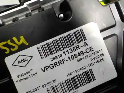 Автозапчастина б/у панель інструментів для renault clio iv (bh_) 0.9 tce 90 посилання на oem iam   