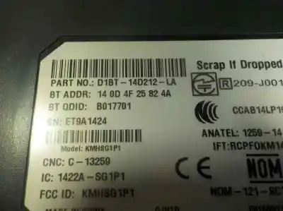 İkinci el araba yedek parçası elektronik modül için ford tourneo courier (c4a) 1.5 tdci cat oem iam referansları 2117587  d1bt14d212la