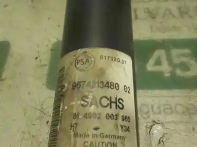 Peça sobressalente para automóvel em segunda mão amortecedor traseiro esquerdo por peugeot partner kombi 1.6 16v hdi fap referências oem iam   