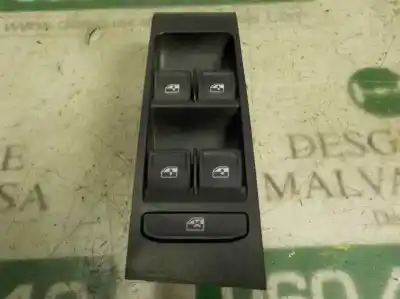 Second-hand car spare part left front power window switch for skoda fabia 1.0 mpi oem iam references 5e0959857awhs