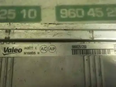 Peça sobressalente para automóvel em segunda mão intercooler por citroen c4 lim. 1.2 12v e-thp referências oem iam 9800291280  980029180